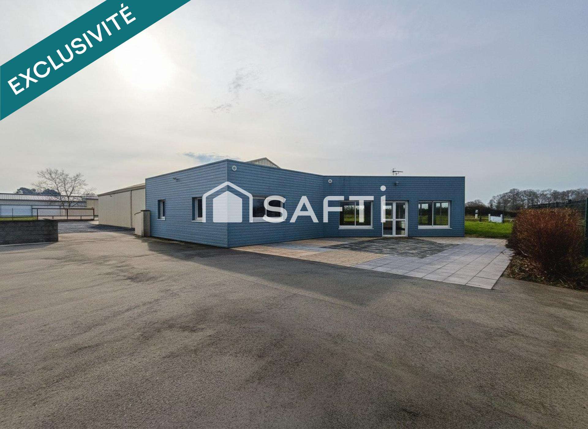 Local 370m² sur terrain de 2544m² ZA de Jans