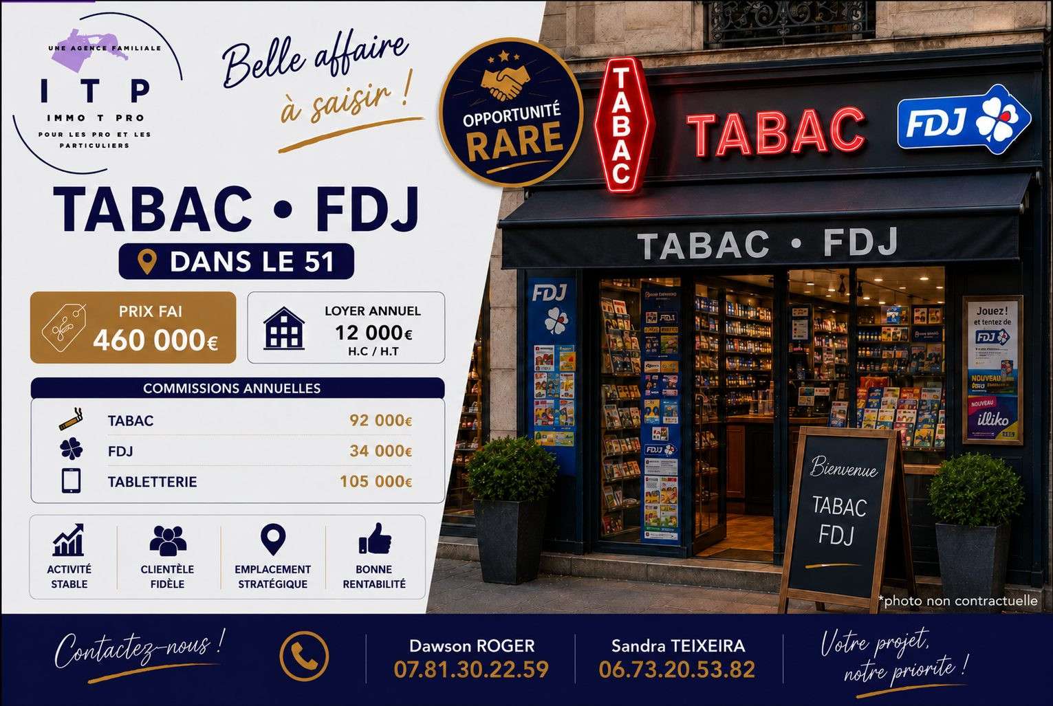 AV magnifique tabac presse FDJ périphérie Reims