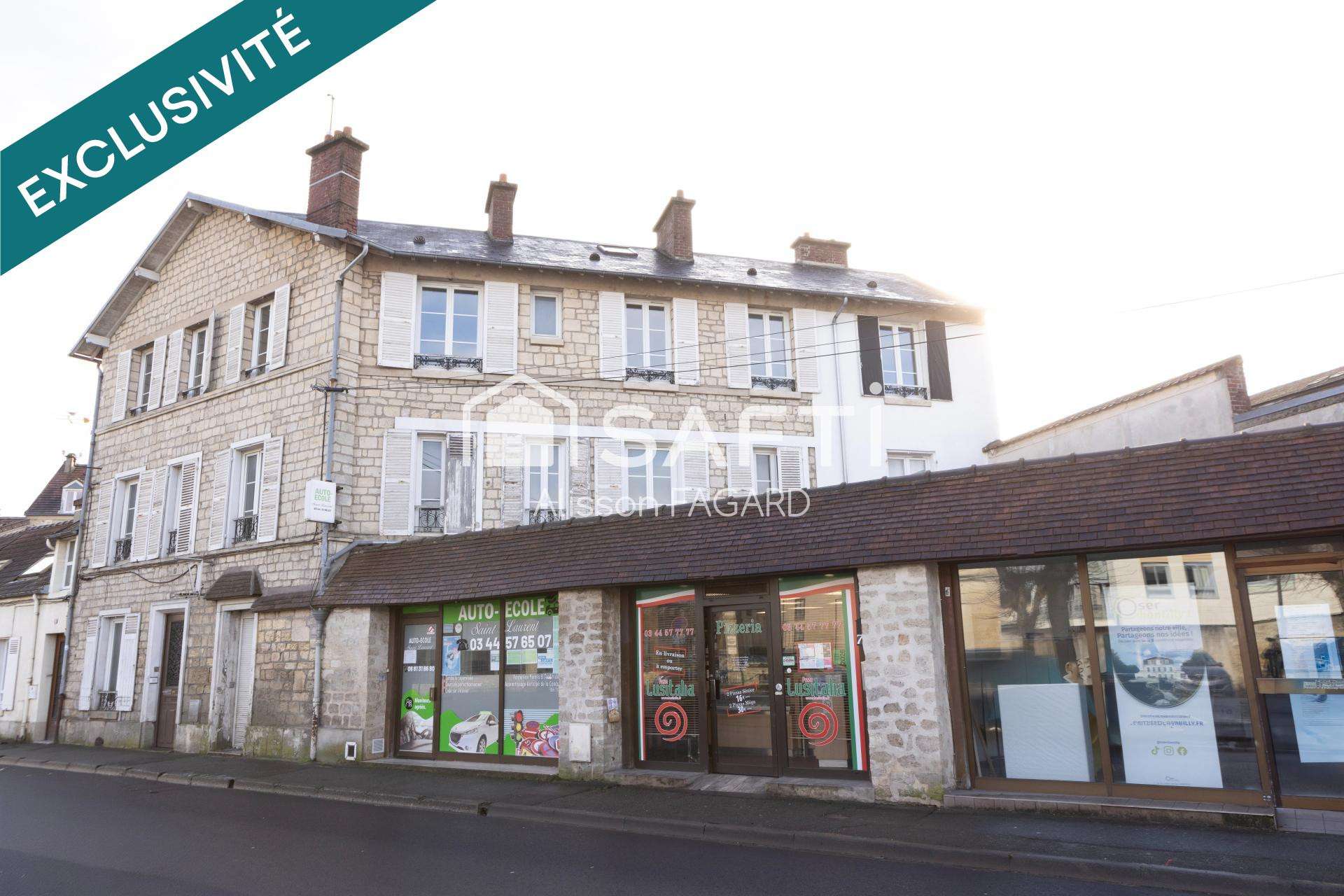 Vente local commercial 38m² centre Chantilly