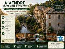 Vente Gîtes services et bar restauration Ardèche