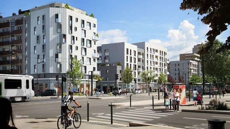 Locaux commerciaux neufs 141m² à louer à Grenoble