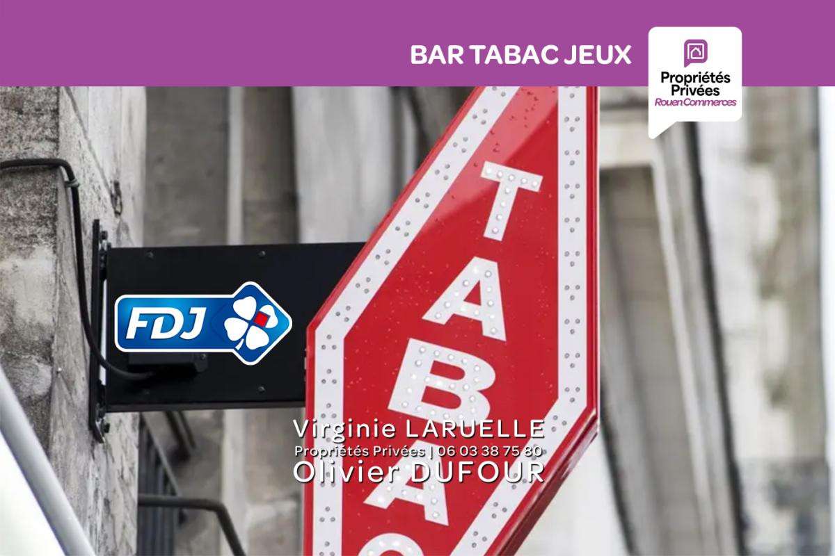 Vente bar tabac FDJ jeux avec terrasse à Darnetal