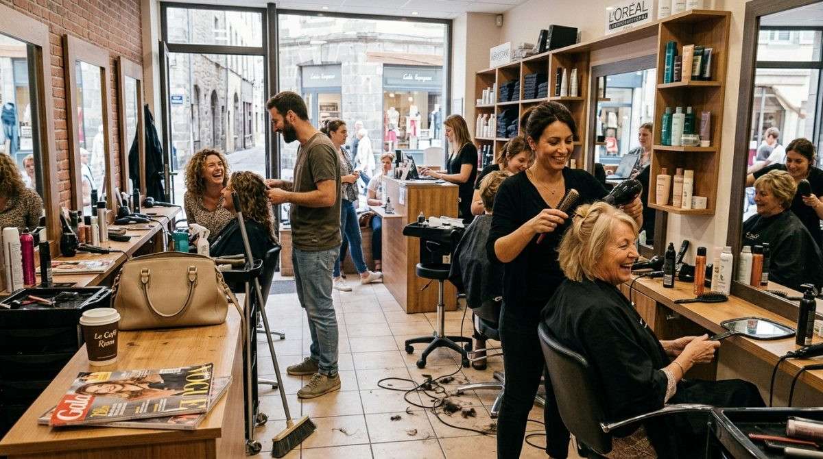 A vendre salon de coiffure mixte secteur Riom