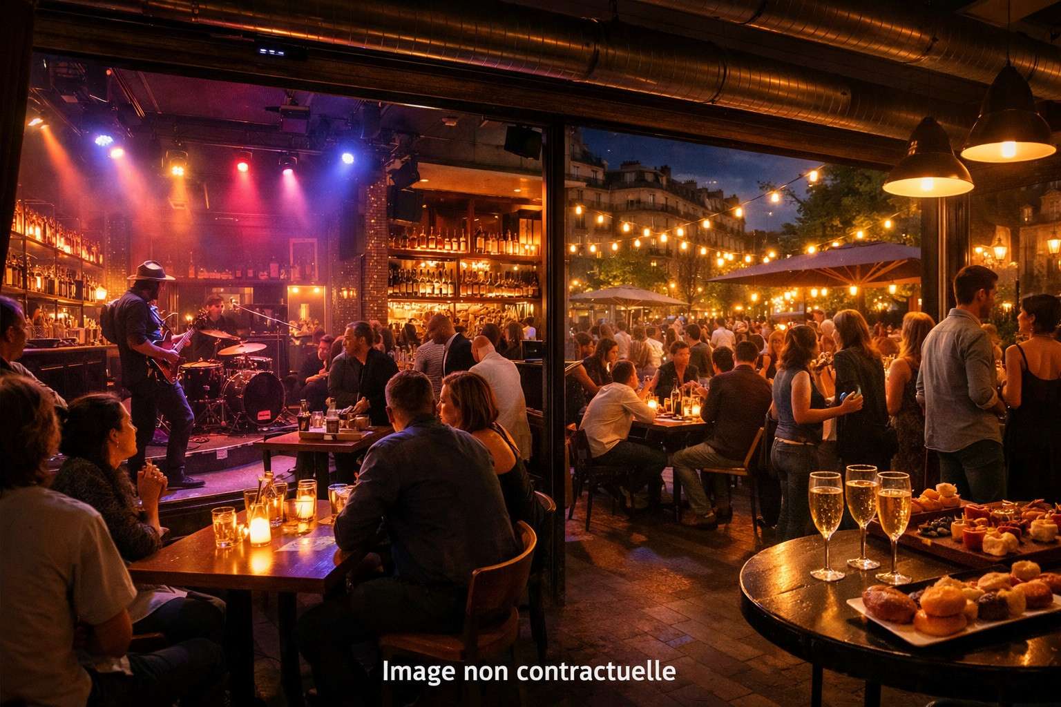 Fonds bar club concerts licence IV 75010 Paris