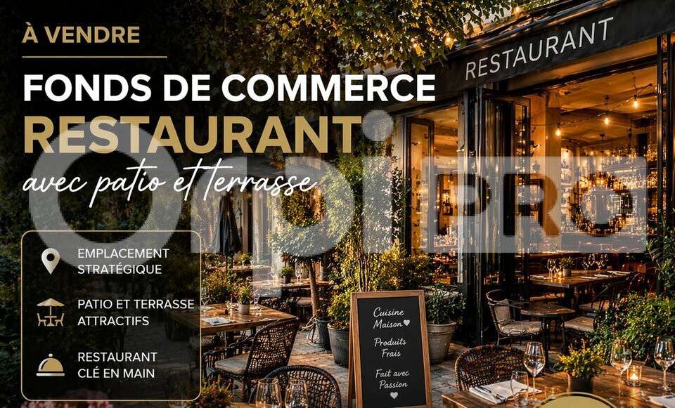 A vendre restaurant d'exception sur littoral 34
