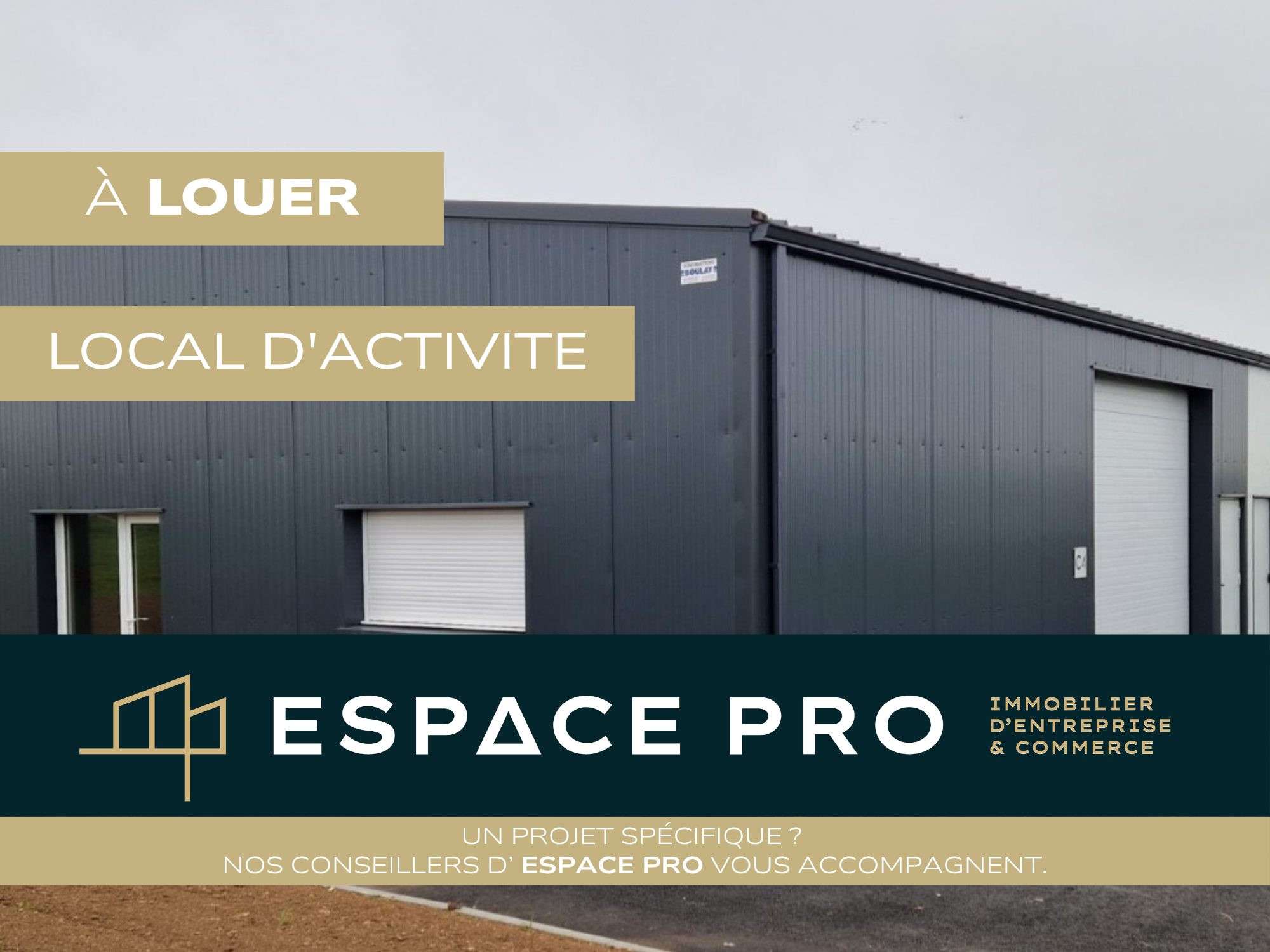 Location cellule activités 180m² à Argences RN13