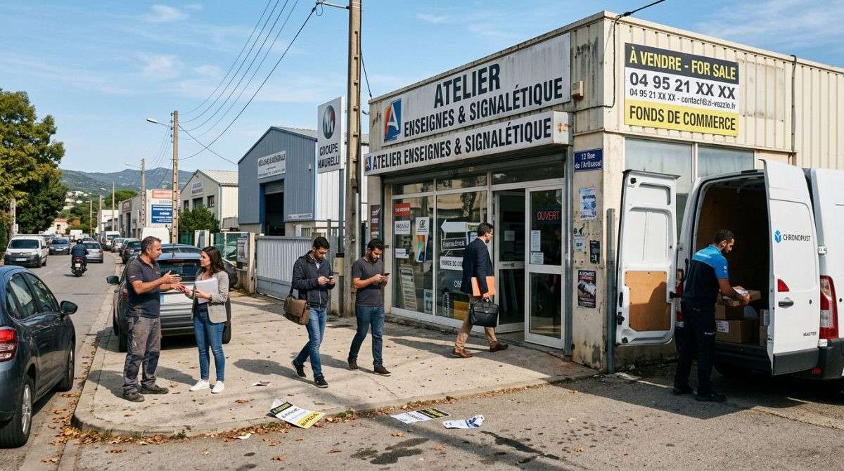 A vendre entreprise de services ZI Vazzio Ajaccio