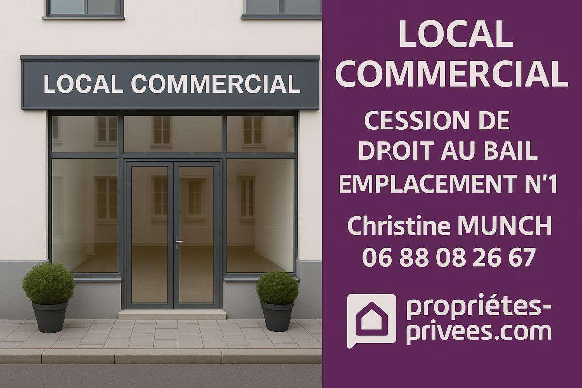Cession droit au bail 140m² empl N°1 Ermont