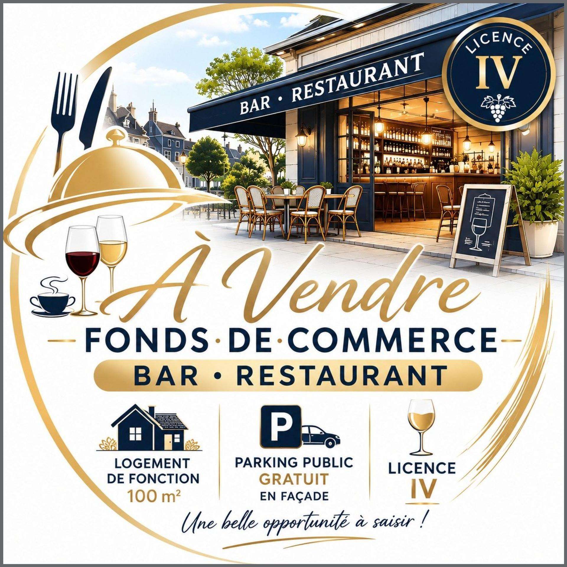 Vente bar restaurant entre La Roche et les Sables