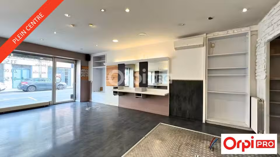 A louer local commercial 41m² centre Romans