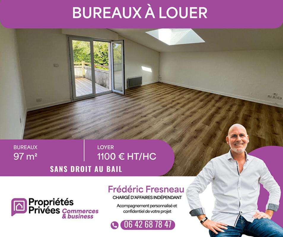 A louer bureaux secteur Vannes Golfe du Morbihan