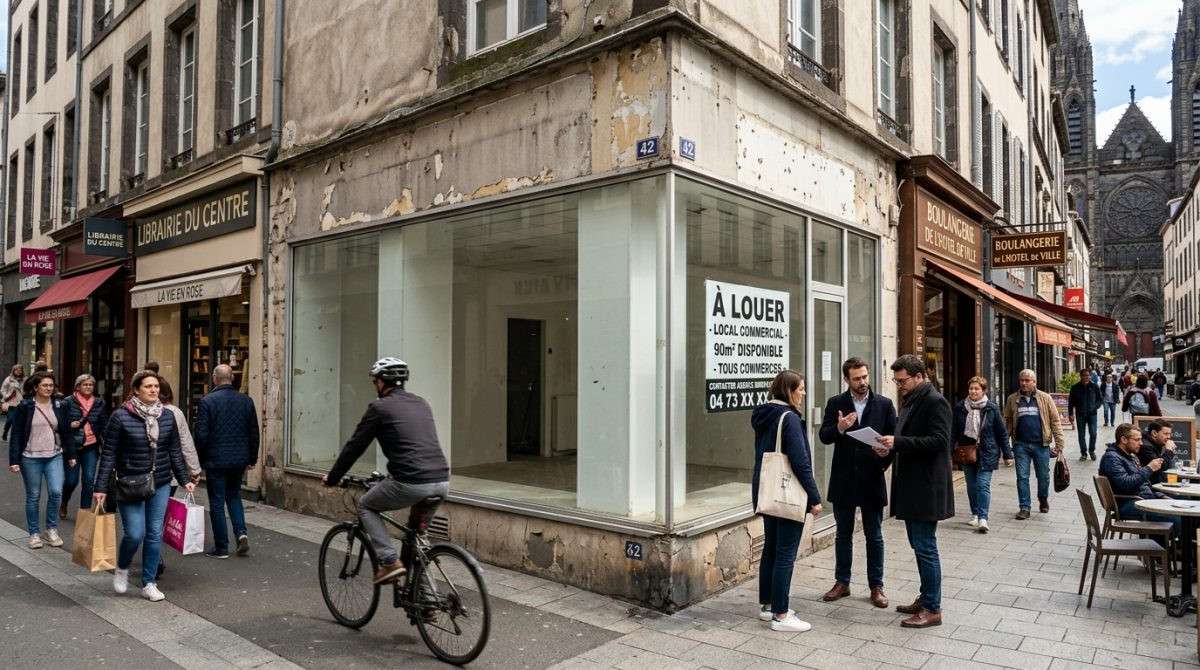 Loue local 90m² en hyper centre Clermont Ferrand