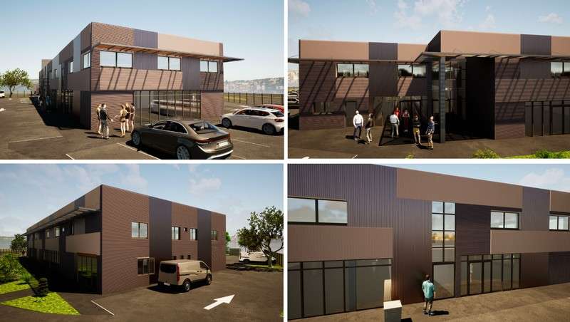 A louer bureaux 435m² Chasse-sur-Rhône emplac N°1