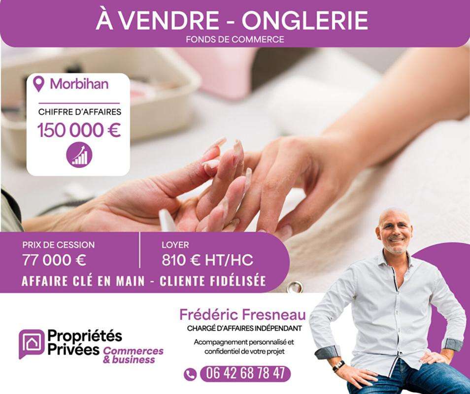 Vente salon d'esthétique de 35m² à Vannes