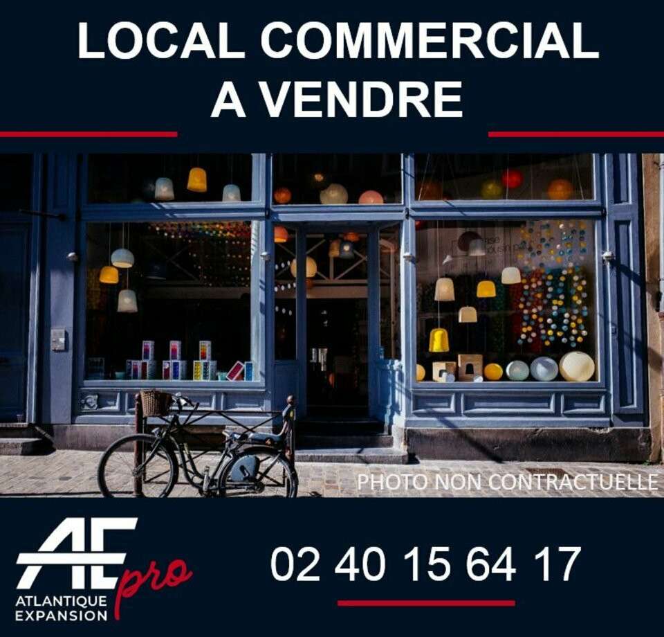 AV local commercial 20m² Pornichet brut de béton