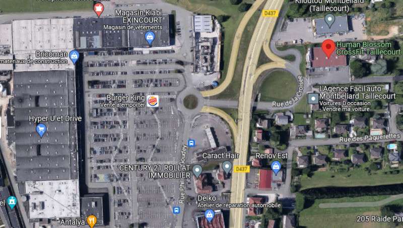A louer local commercial 650m² à Taillecourt