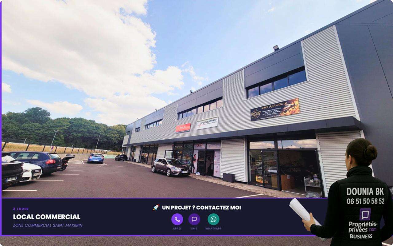 A louer local commercial 100m² ZAC Saint Maximin