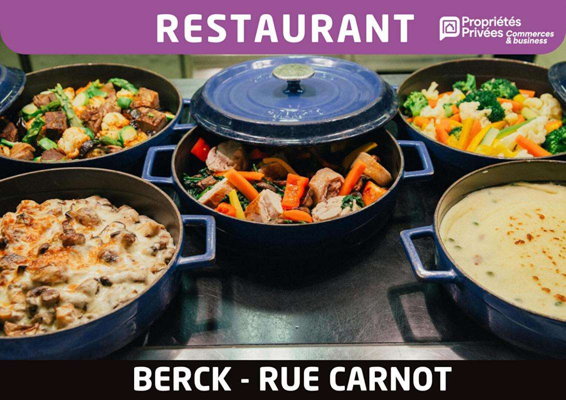 Cède restaurant 45 couverts 110m² à Berck-sur-Mer