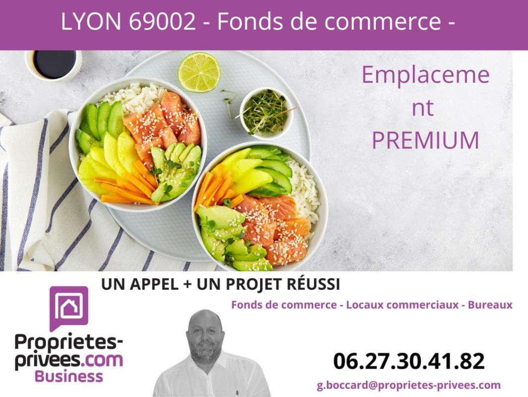 Vente restauration rapide froide 86m² à Lyon 69002