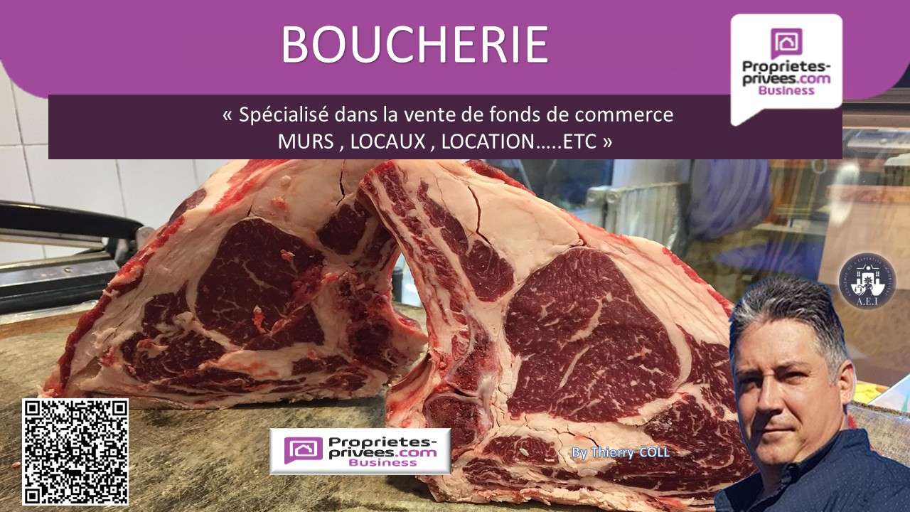 A vendre boucherie épicerie rénovée à Saint Priest