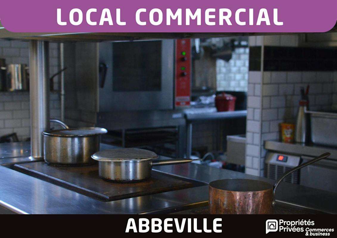 AV local commercial 300m² ancien resto à Abbeville