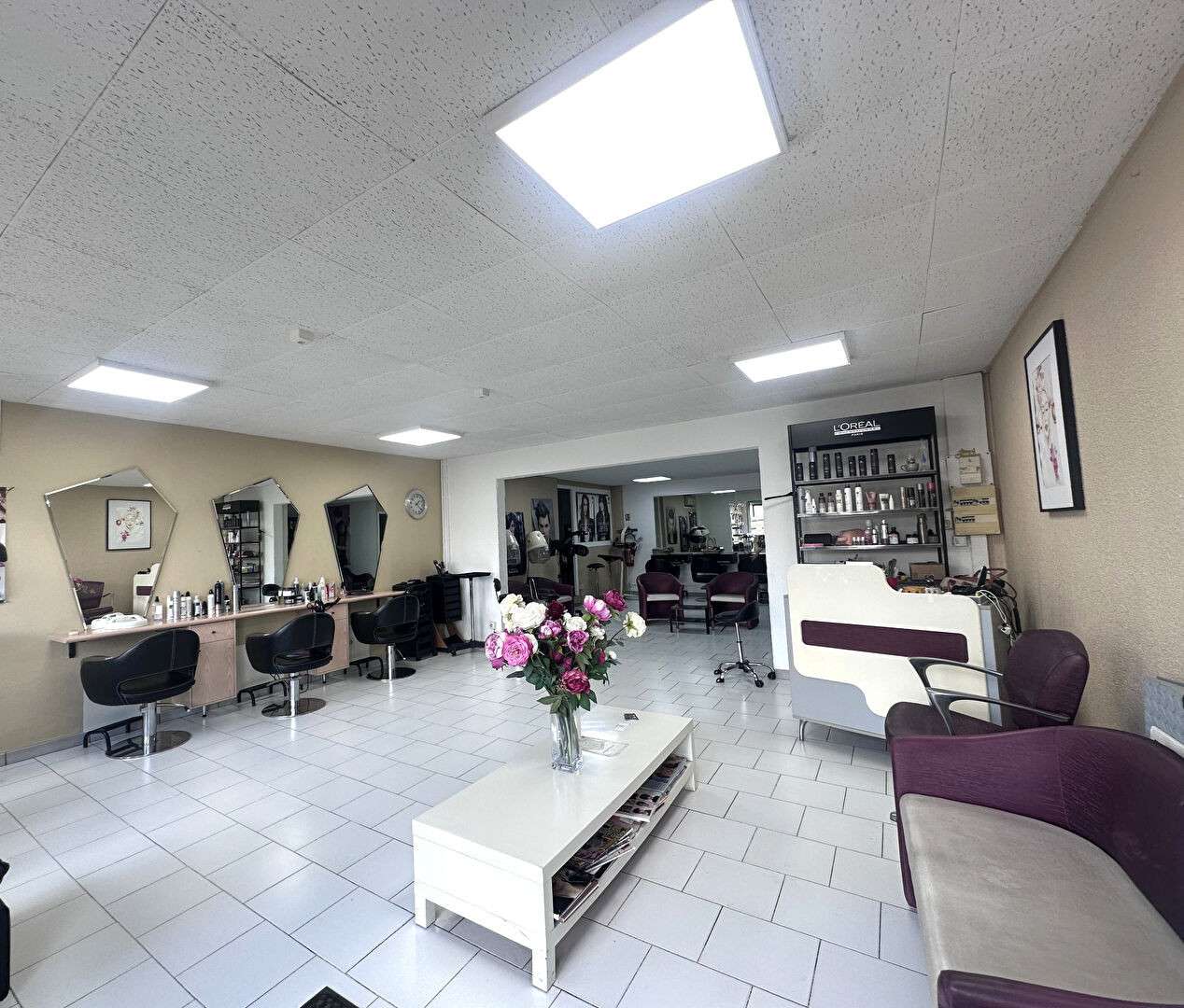 AV salon de coiffure 80m² emplacement idéal Istres
