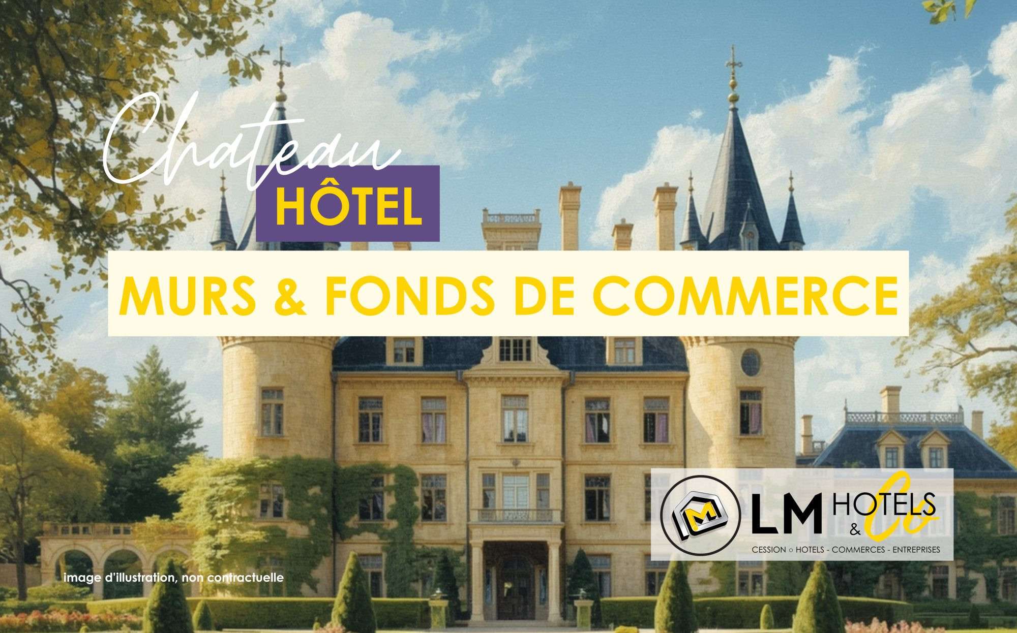 Hôtel château à vendre proche de Laval