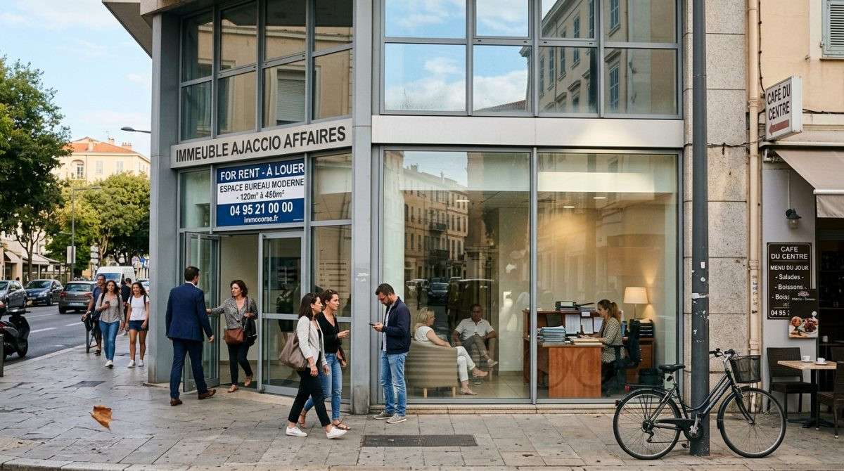 A louer bureaux 146m² à Ajaccio emplacement N°1