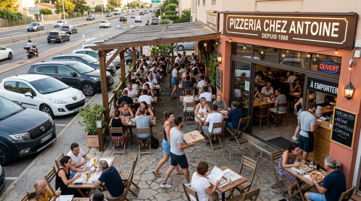 A vendre pizzeria secteur Cannes Rocade