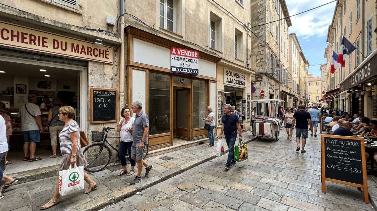 Vente murs commerciaux 55m² à Ajaccio hypercentre