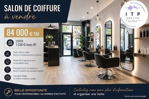 Salon de coiffure à vendre à Brétigny-sur-Orge