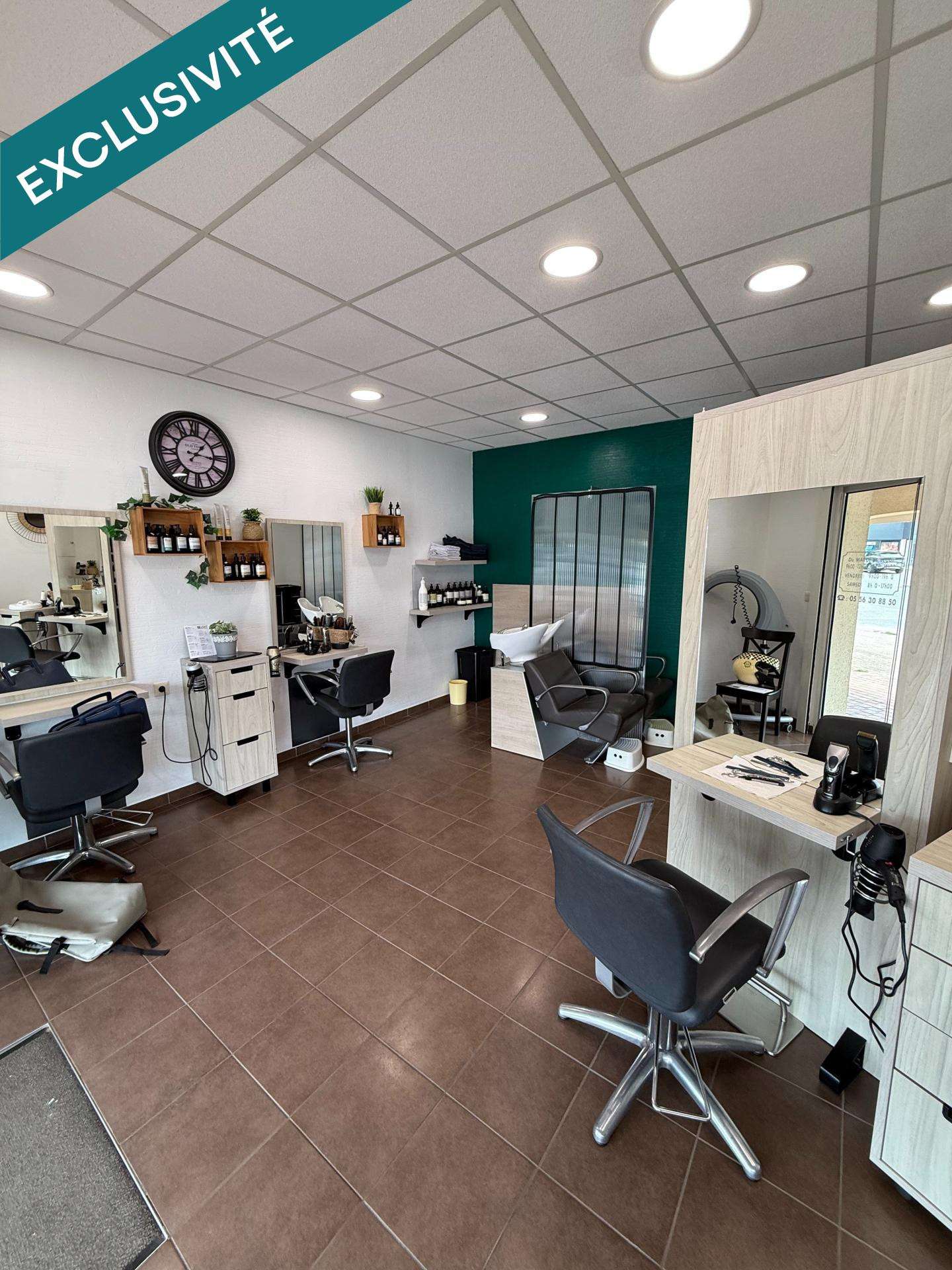 FDC salon de coiffure à saisir à St Sulpice 33
