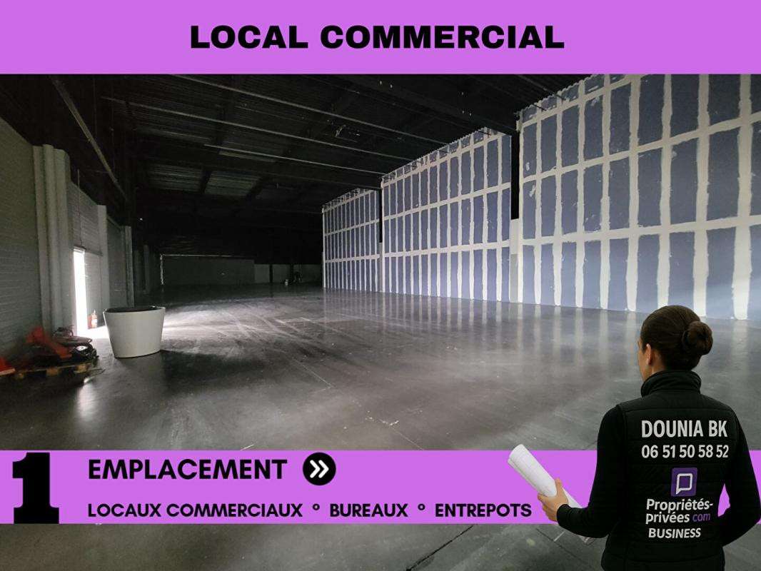 A louer local 1500m² empl premium Saint-Maximin