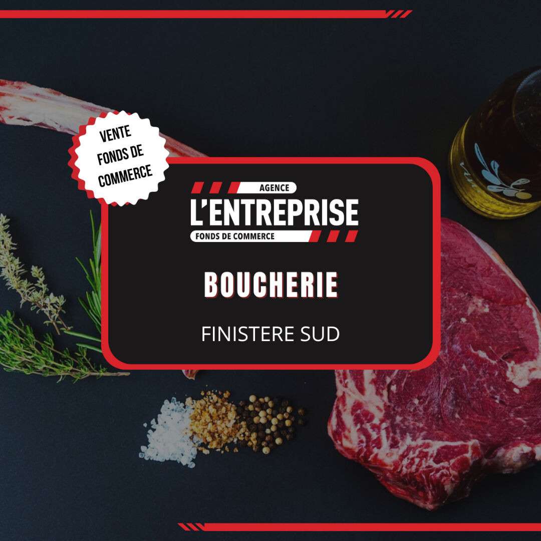 À vendre boucherie de référence empl N°1 Quimper