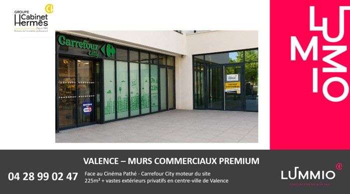 Murs commerciaux avec terrasse+jardin à Valence