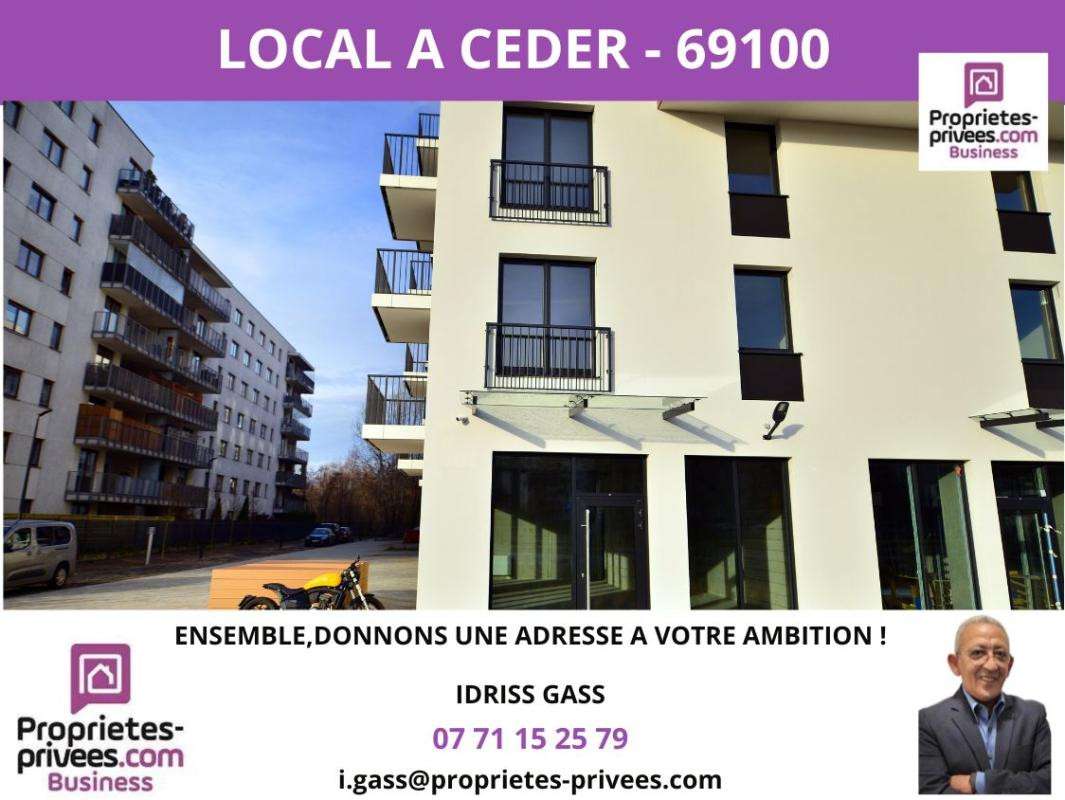 Cession bail local exception Villeurbanne Monchat
