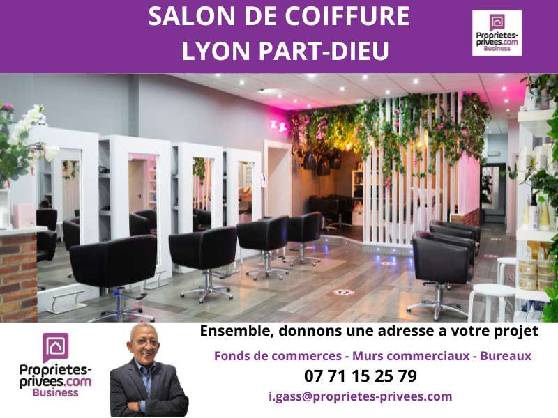 A vendre salon de coiffure et beauté 69003 Lyon