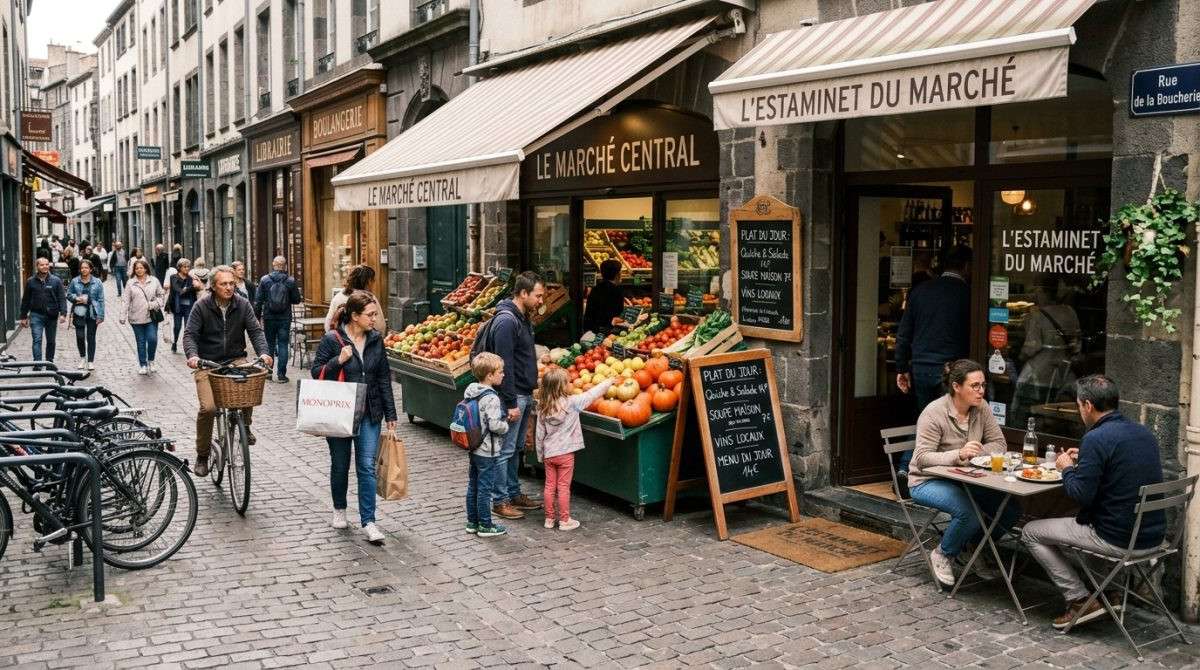 Cède épicerie avec restauration à Clermont Fd