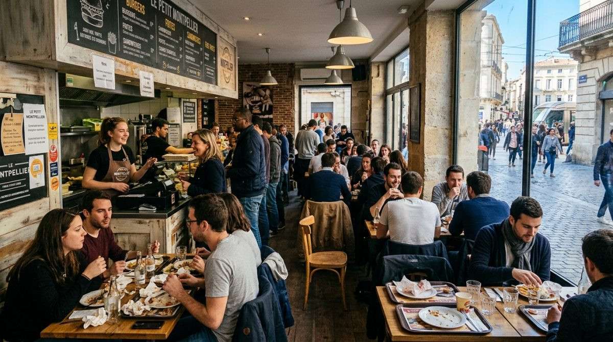 A vendre restaurant rapide à Montpellier centre