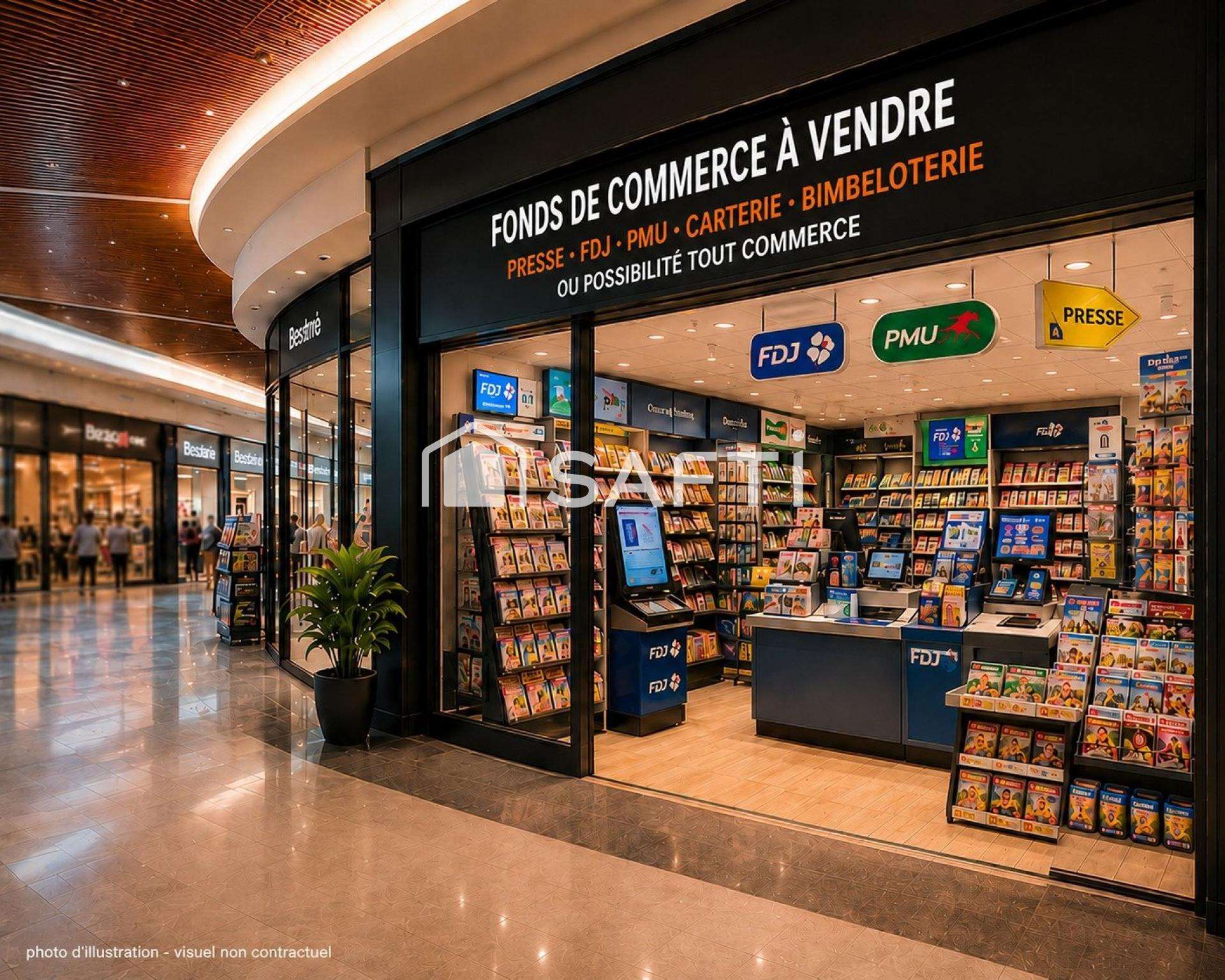 Vente FDC presse FDJ PMU galerie marchande Dinan