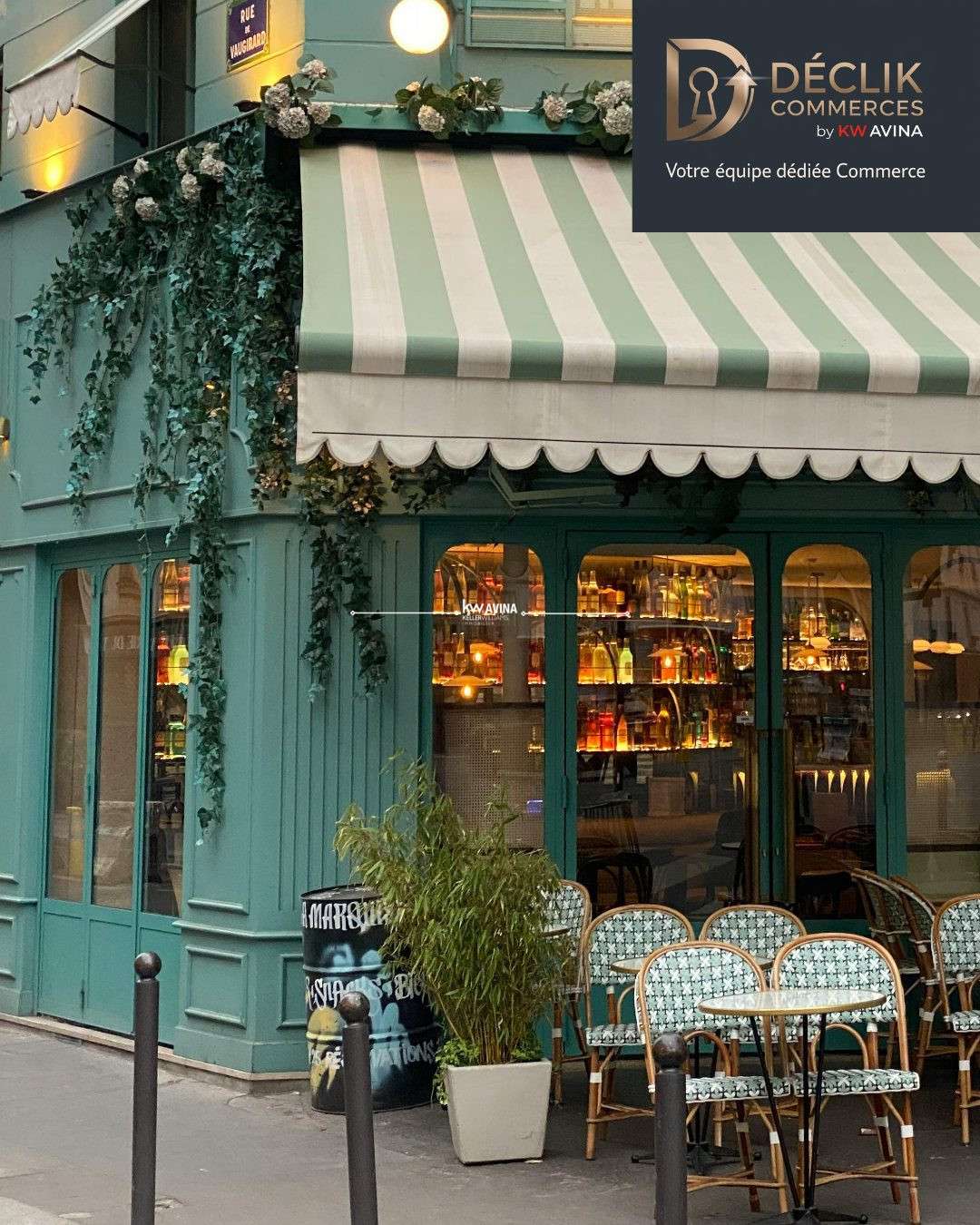 Cède murs commerciaux + log 265m² à La Madeleine