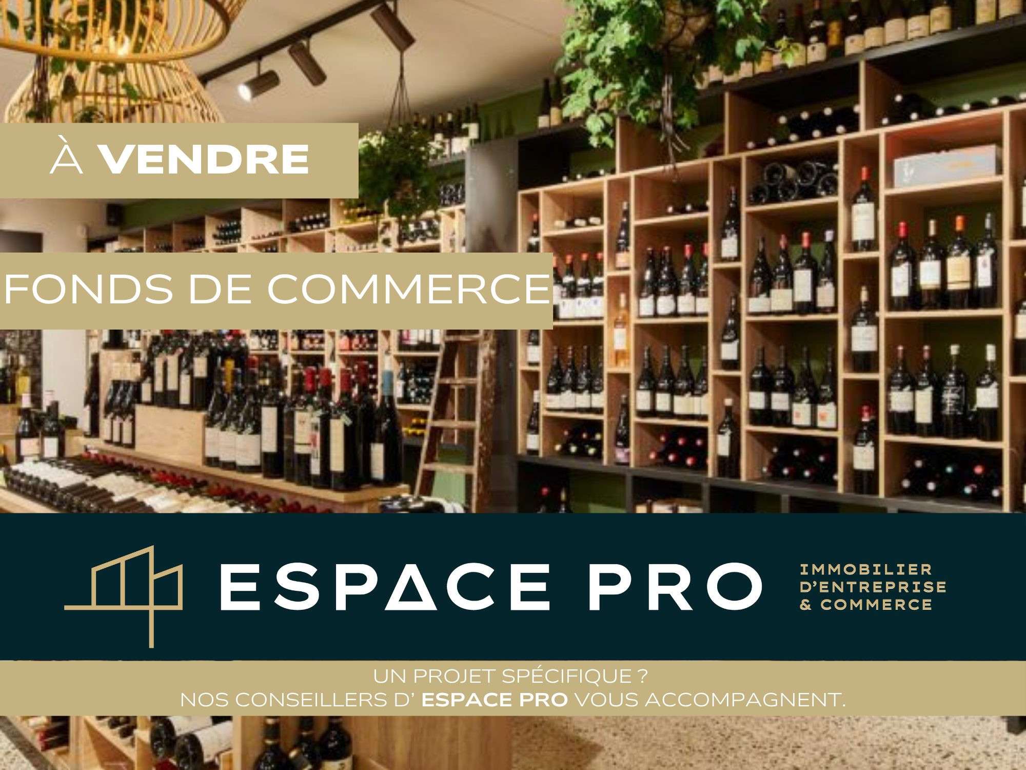 Vente commerce de gros de boissons à Caen