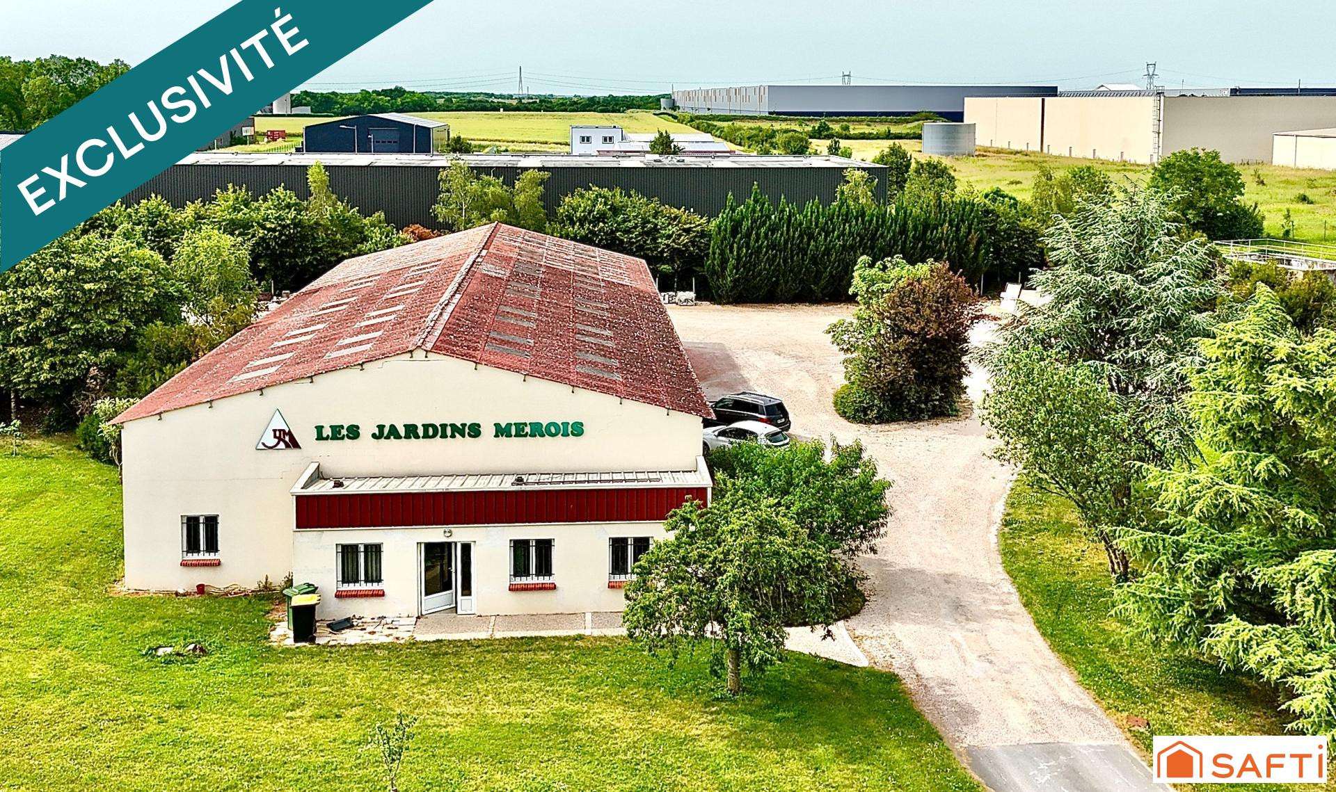 Paysagiste reconnu fond et immobilier inclus à Mer