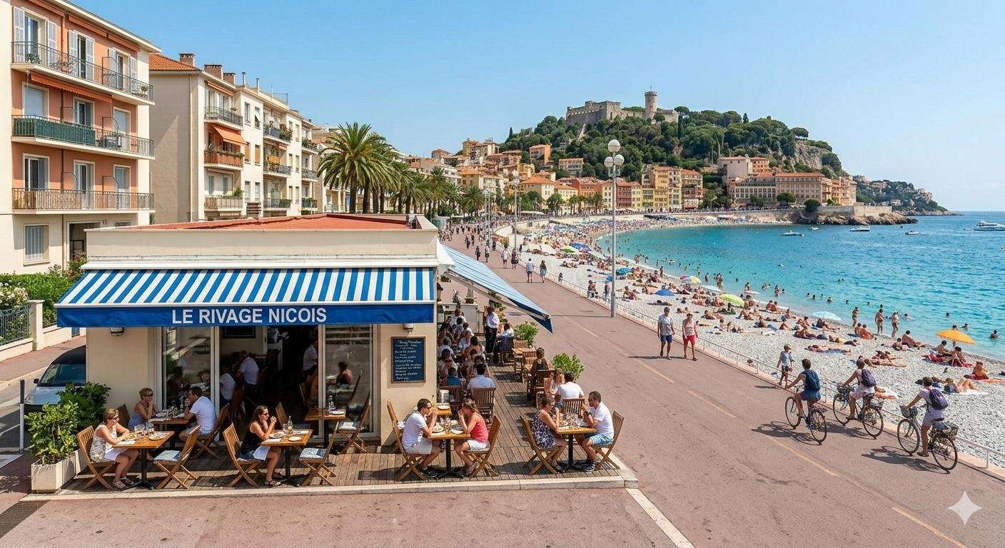 A vendre restaurant à Nice Carré d'Or face mer