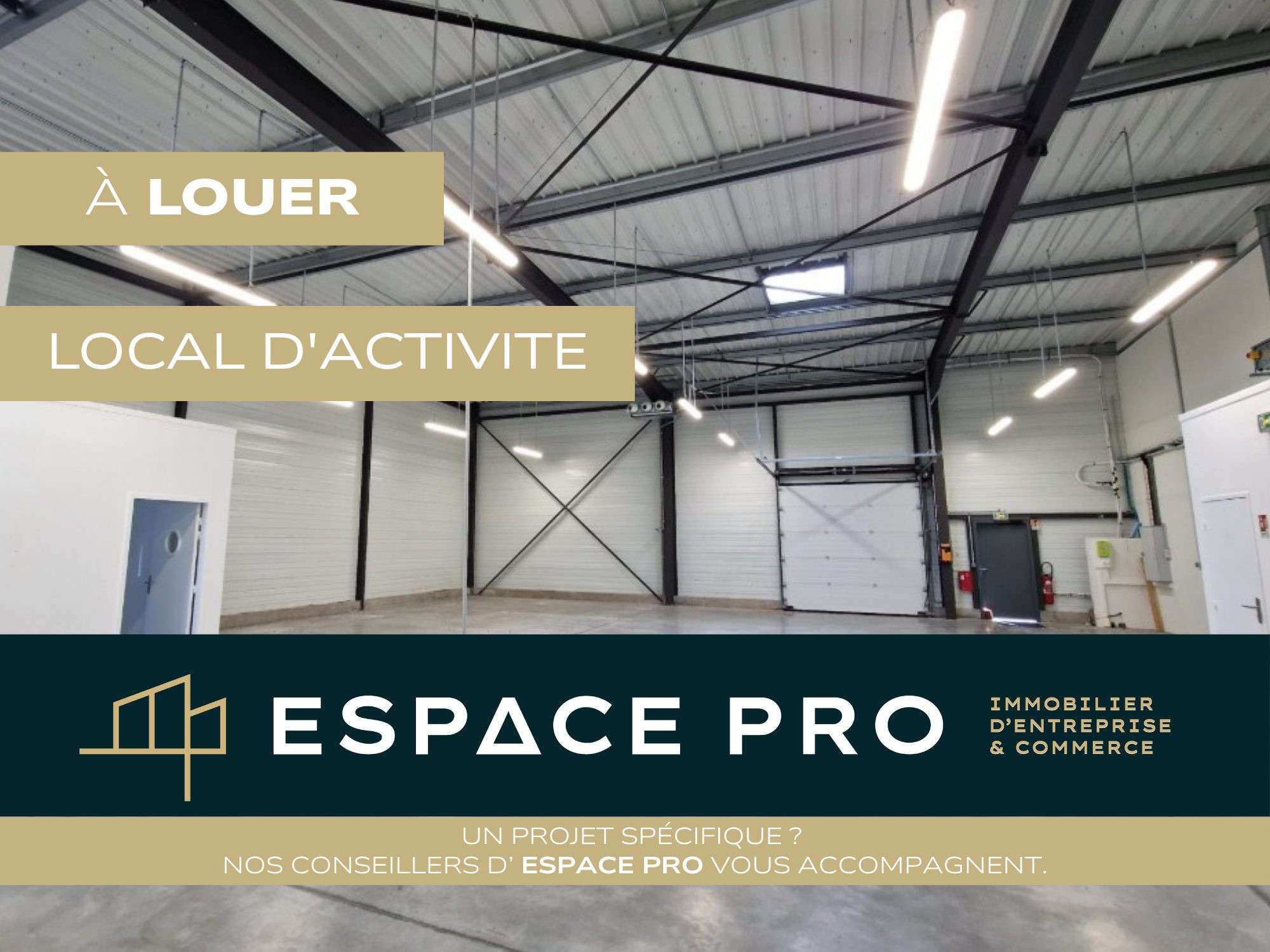 Immobilier Professionnel de 310m² à louer à Ifs