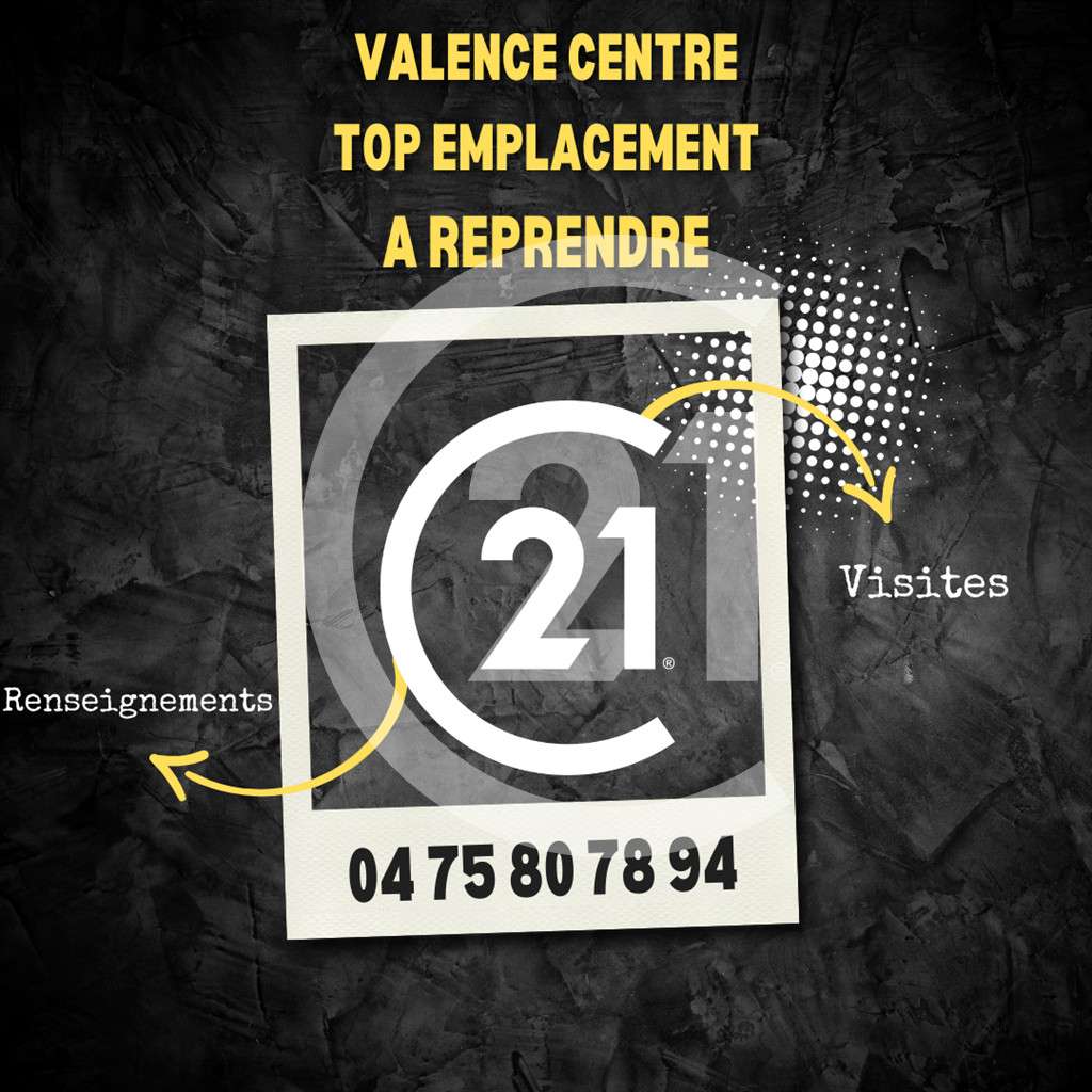 Top emplacement, hyper centre ville à Valence. 