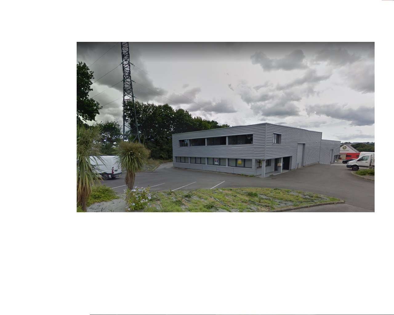 Vente local d'activité à Quimper Zone de Cuzon