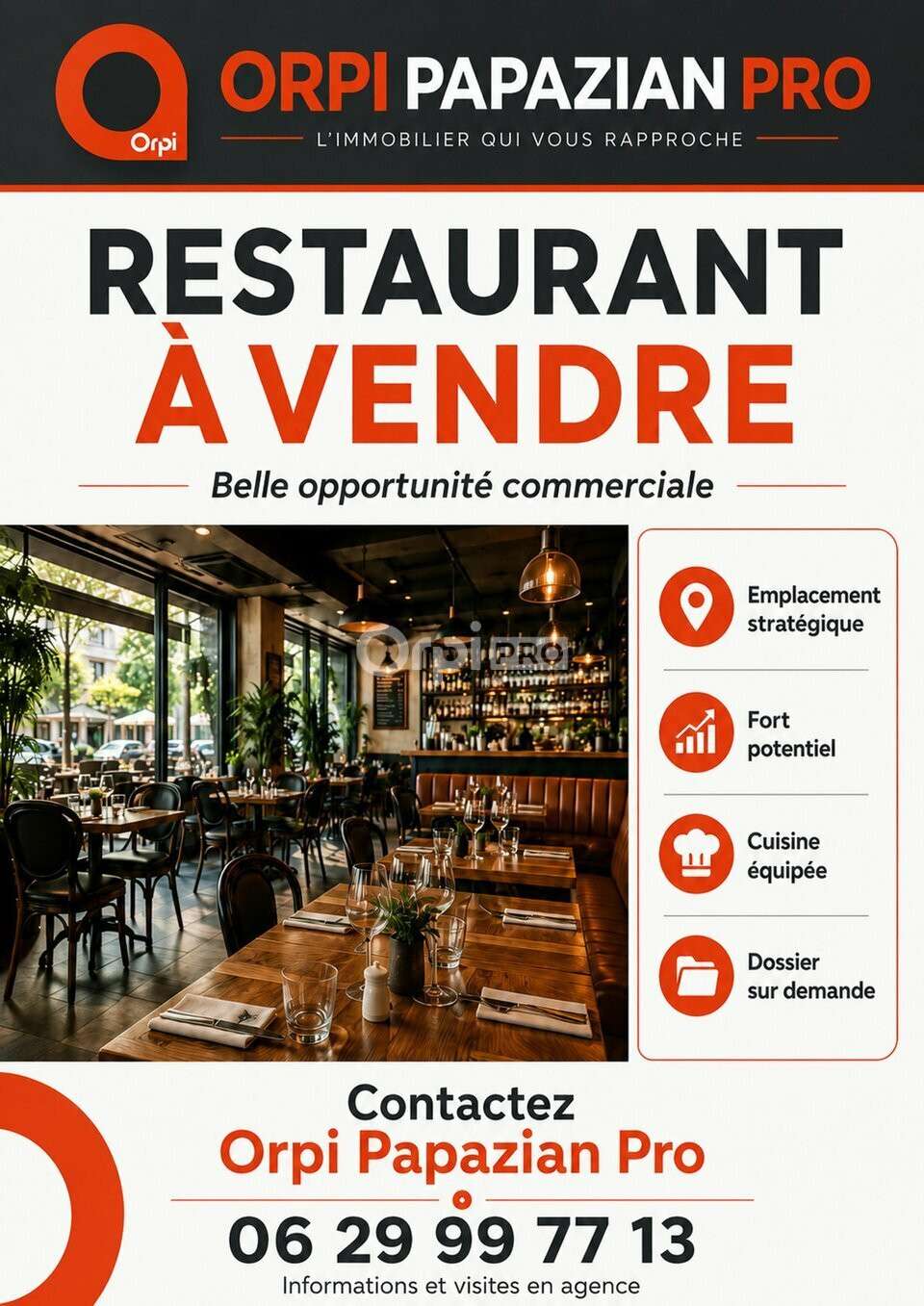 Vente restaurant 140 pl à Toulon empl N°1