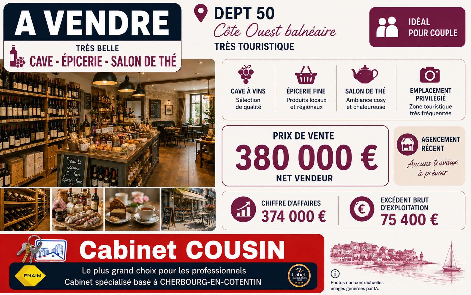 AV épicerie fine cave à vins Barneville-Carteret