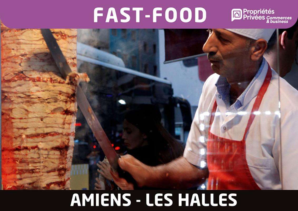 Vente restaurant fast-food 25 places 60m² Amiens
